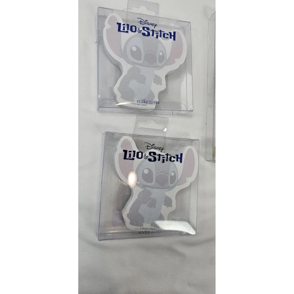 Disney Sticky Notes Lot Lilo & Stitch x2 Sorcerer Mickey BoxLunch‎ -- New!